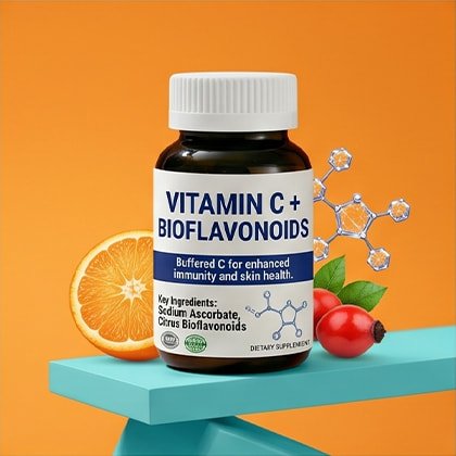 VITAMIN C AND BIOFLAVONOIDS
