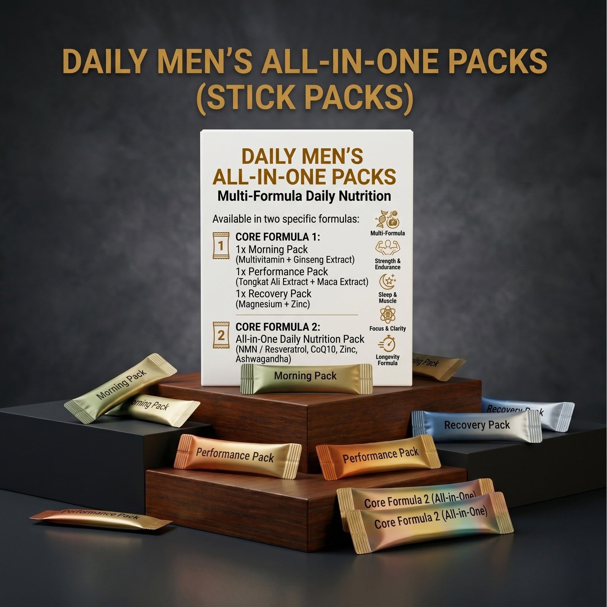 Daily Men’s All-in-One Packs（stick packs）