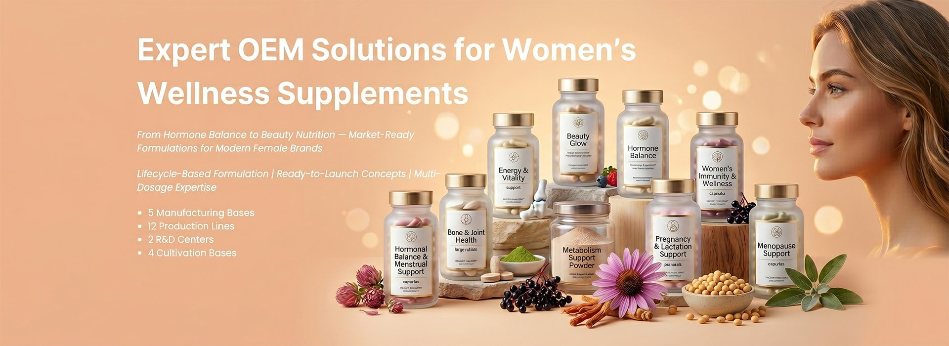 OEM solutions for women's wellness supplements