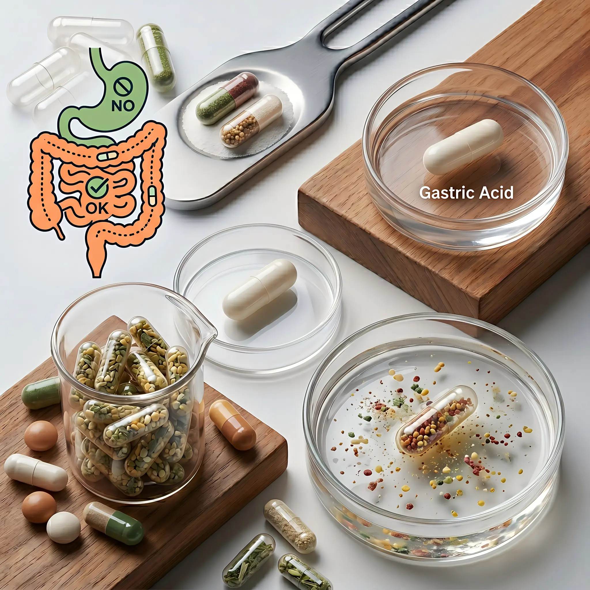Enteric-Coated Capsules