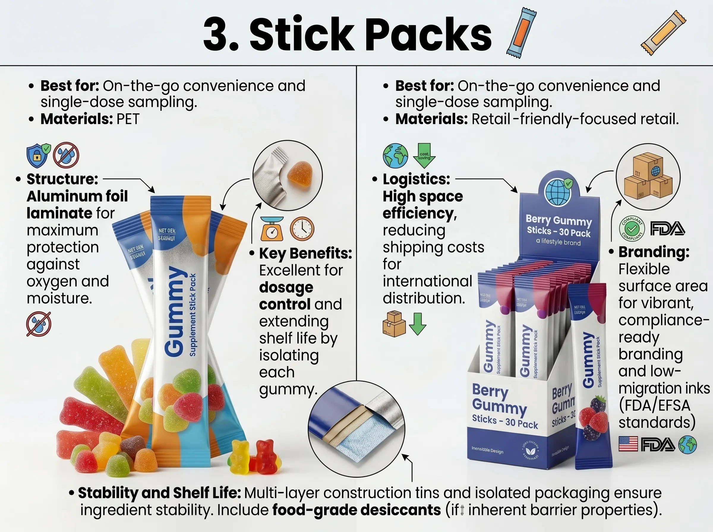 stick packs