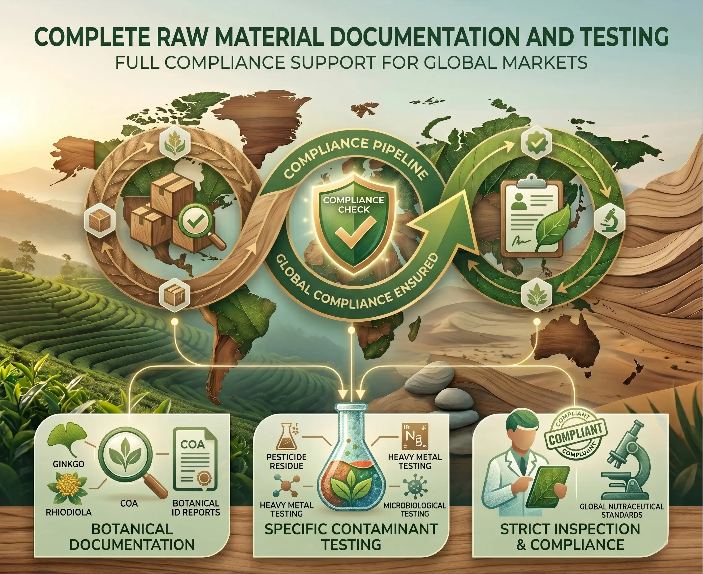 Complete Raw Material Documentation and Testing