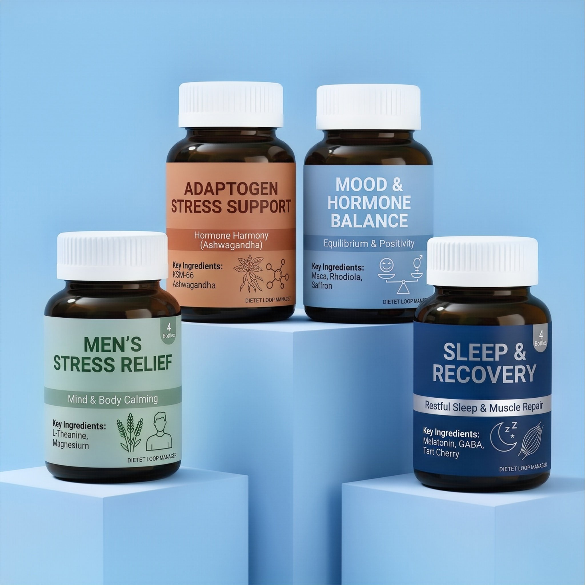 Stress & Hormone Balance Support Supplements