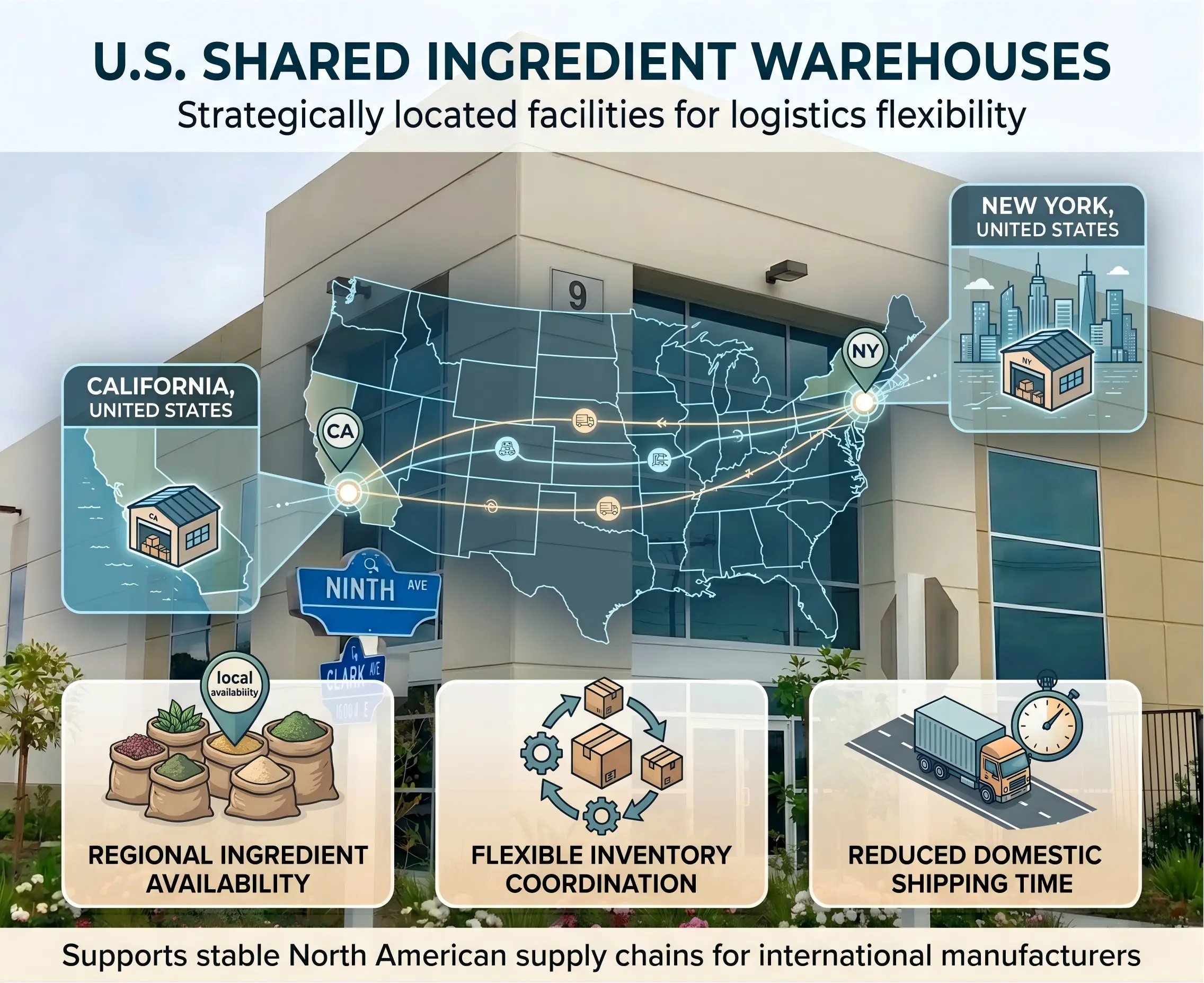 U.S. Shared Ingredient Warehouses