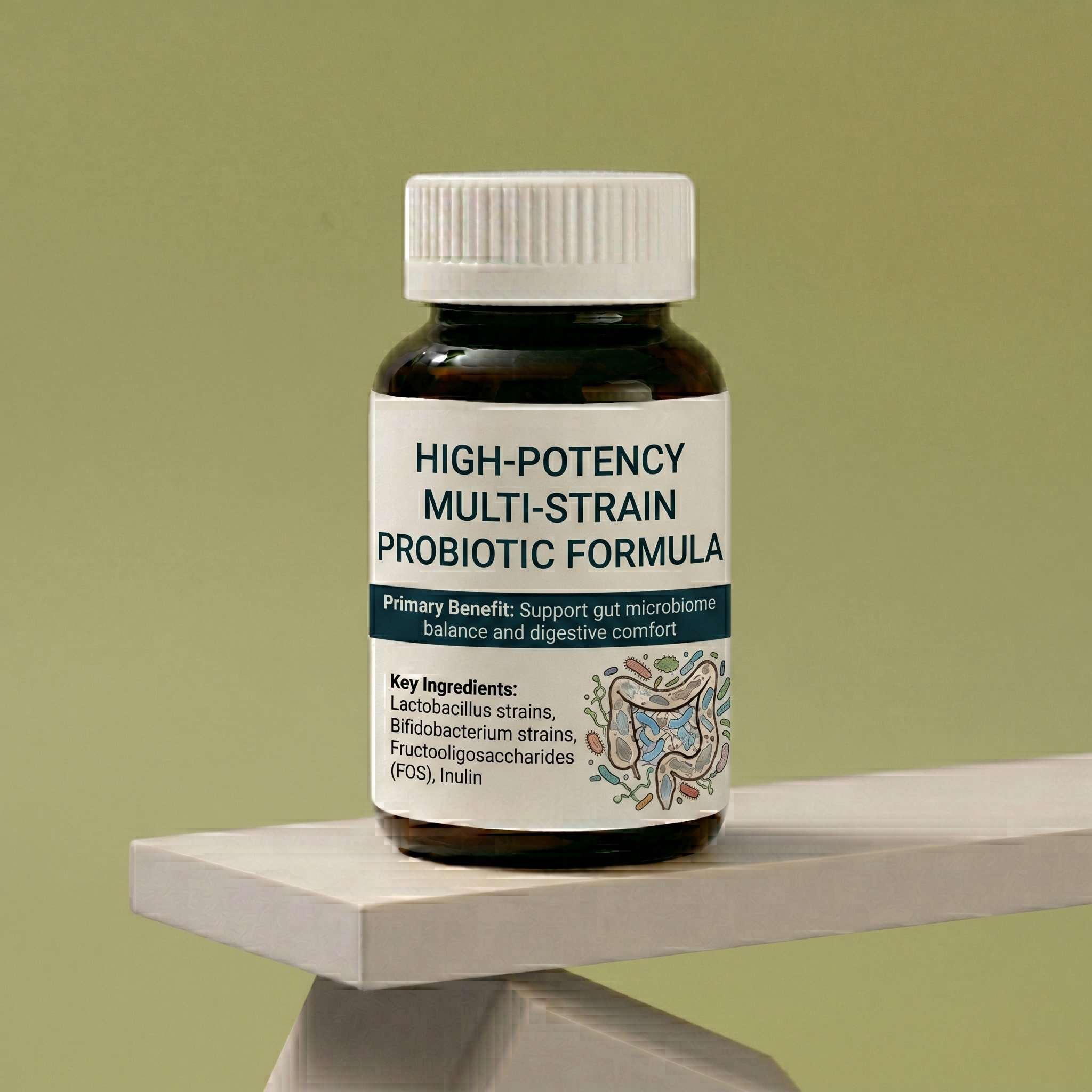High-Potency Multi-Strain Probiotic Formula