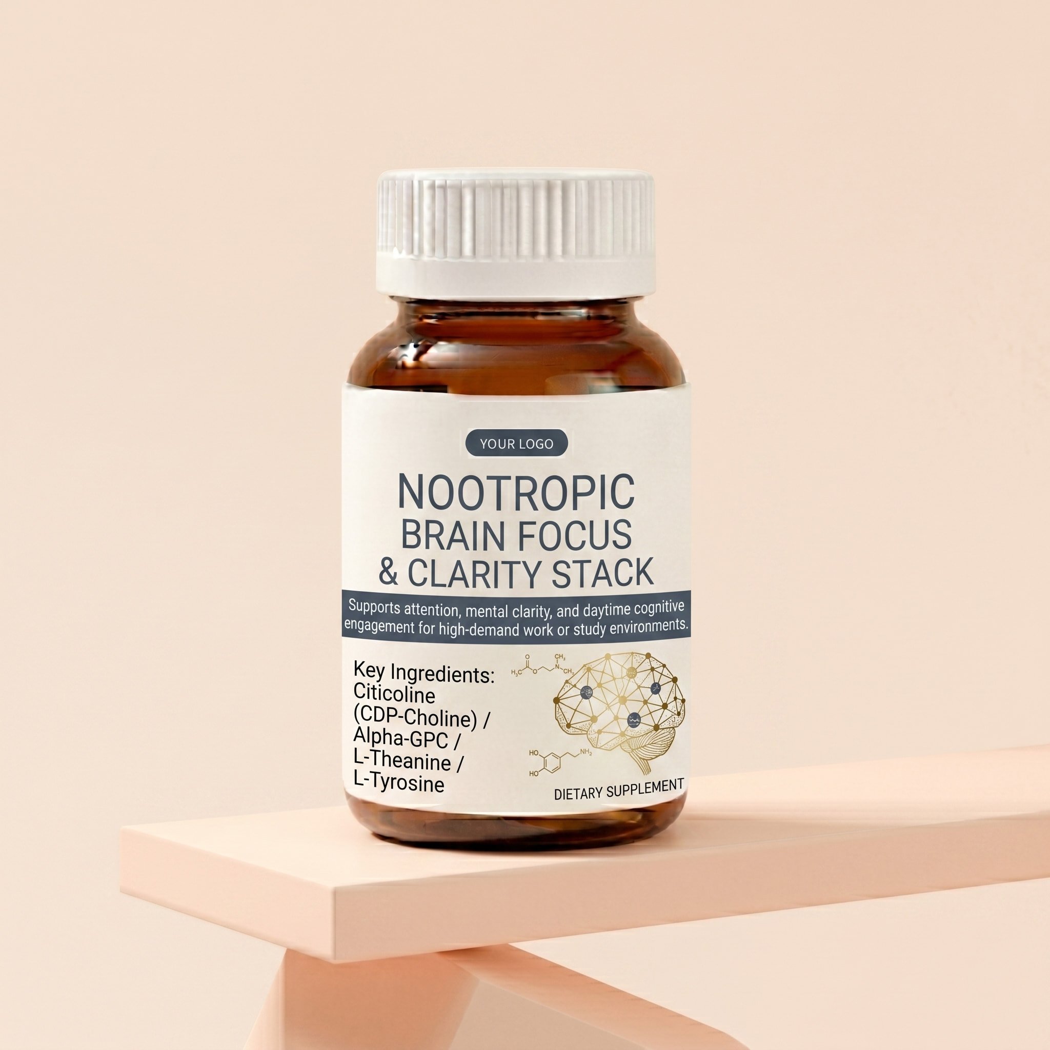 Nootropic Brain Focus & Clarity Stack
