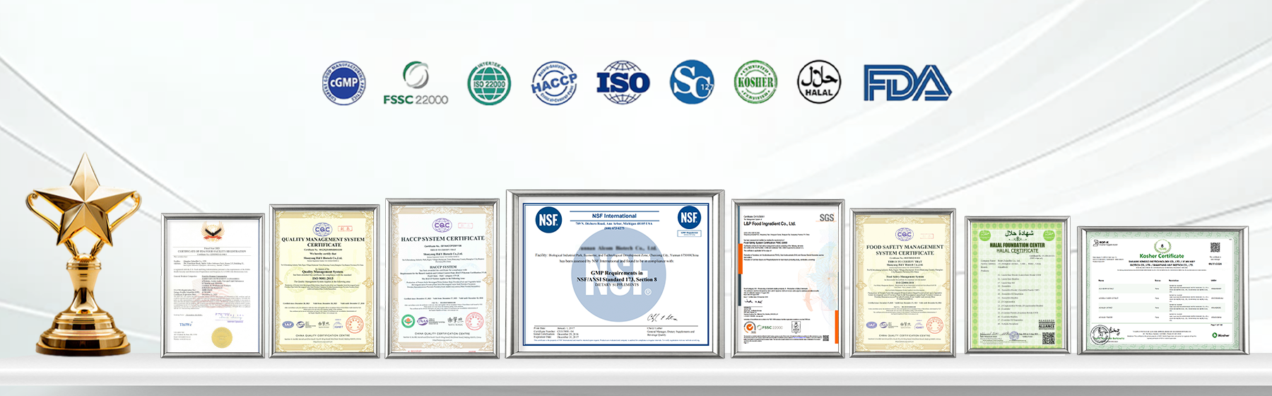 KS Nutripharma Certificates
