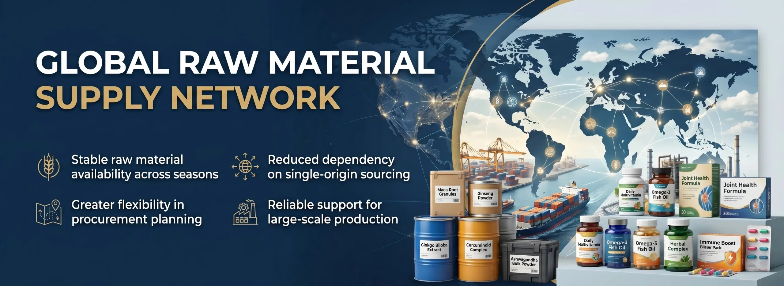 KS Nutripharma golobal raw material supply network