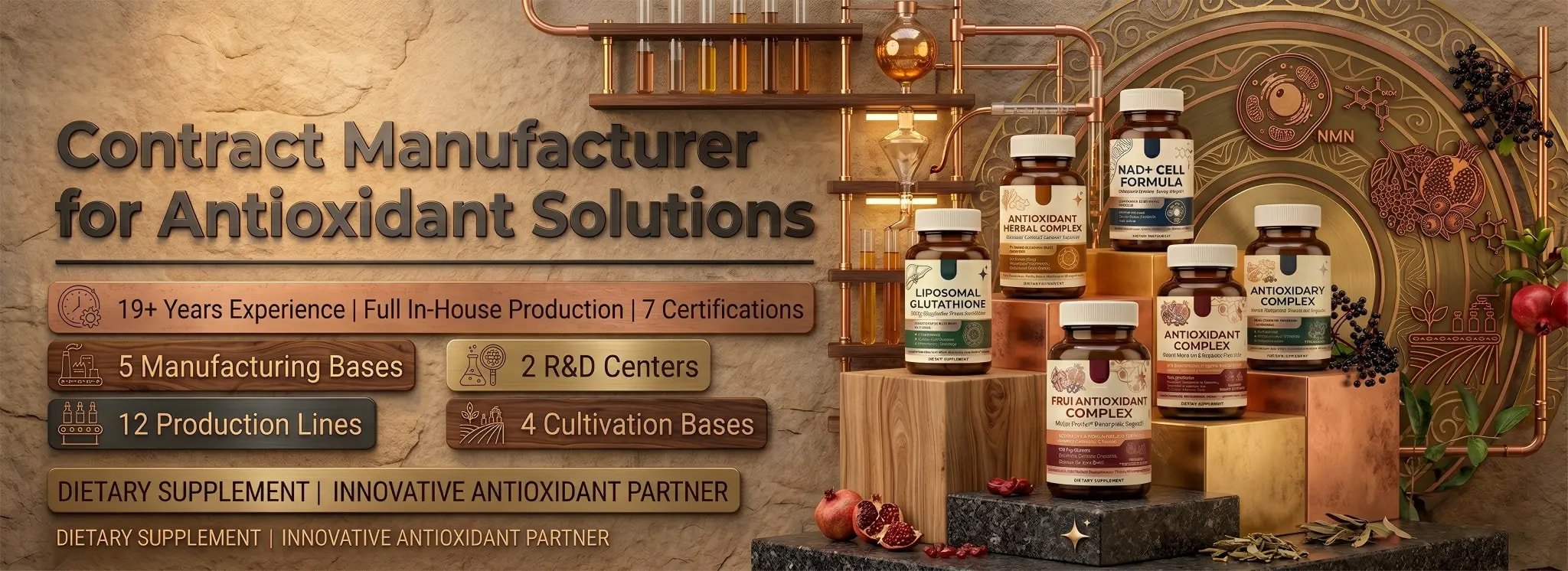 contract manufacturer for antioxidant solutions
