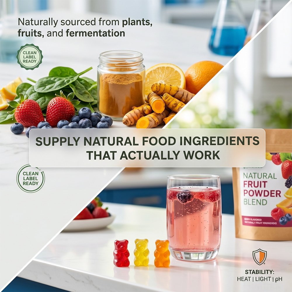 Supply Natural Food Ingredients That Actually Work in Your Final Products