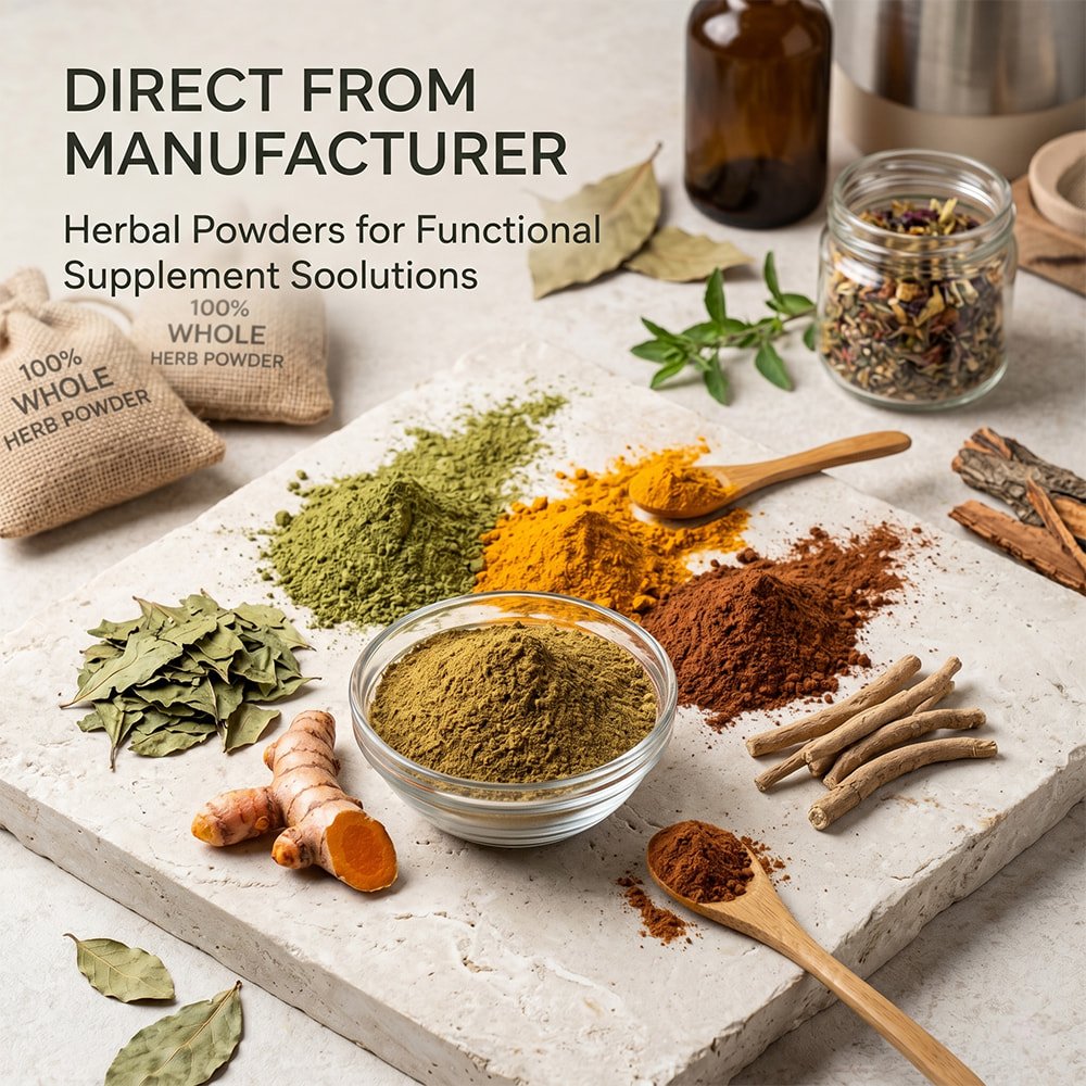 Direct from Manufacturer Herbal Powders for Functional Supplement Solutions