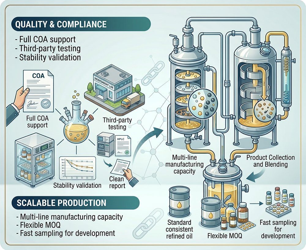 Quality & Compliance and Scalable Production
