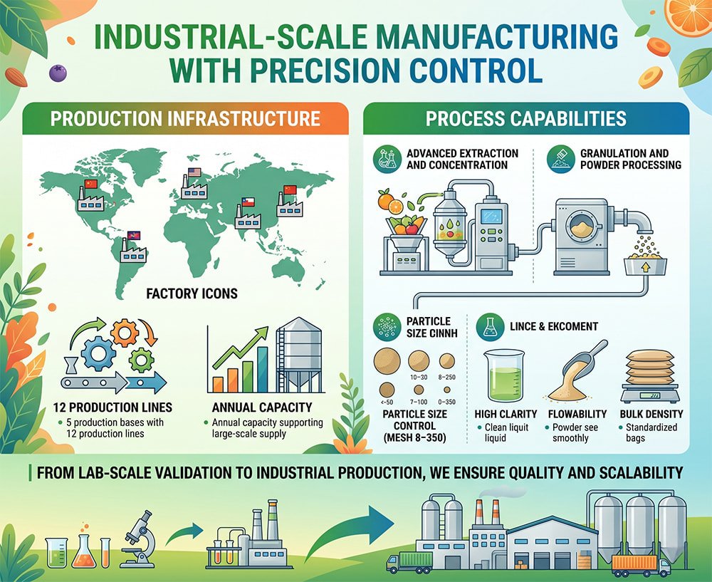 Industrial-Scale Manufacturing with Precision Control