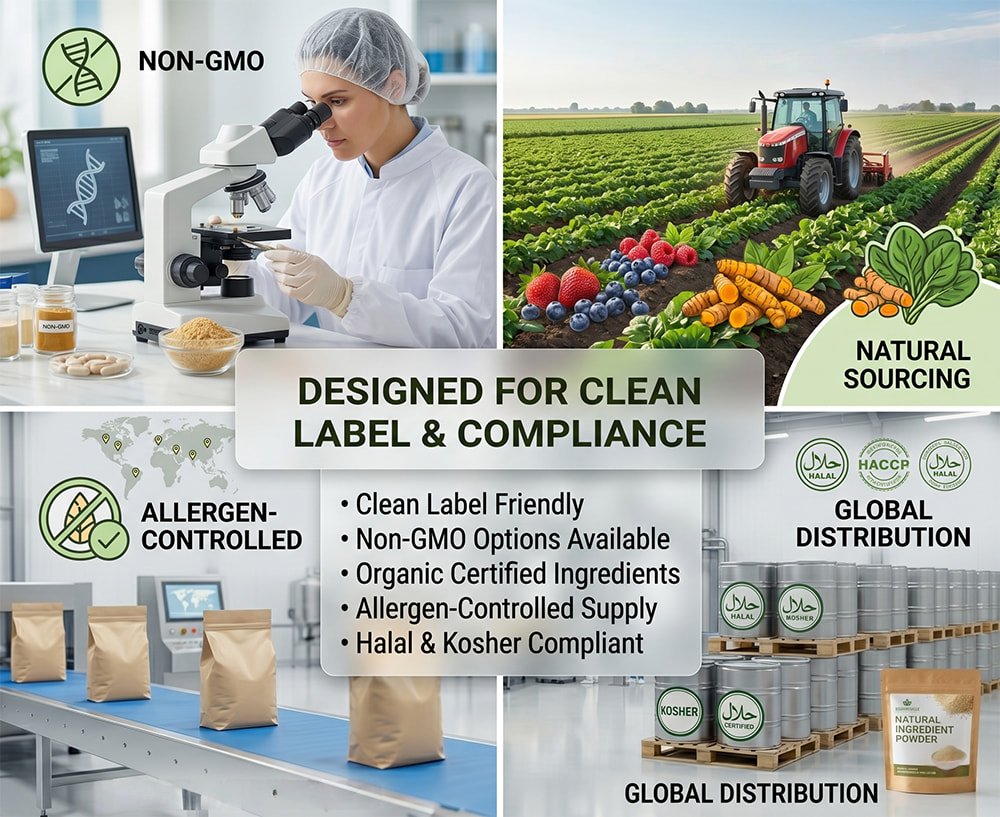 Designed for Clean Label & Compliance