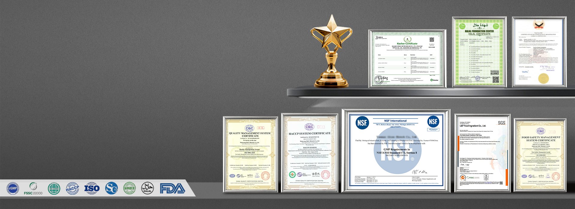 ks nutripharma international certificates