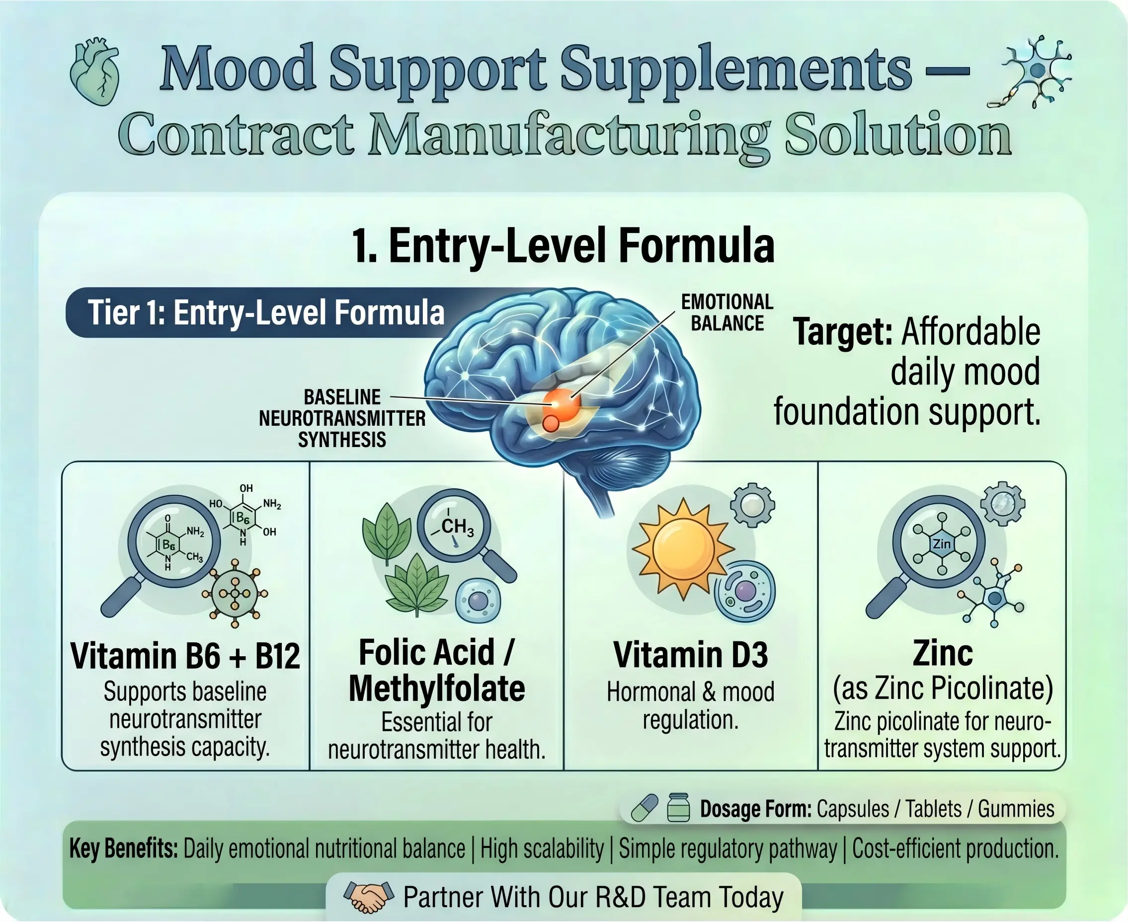 Mood Support Supplements Entry-Level Formula