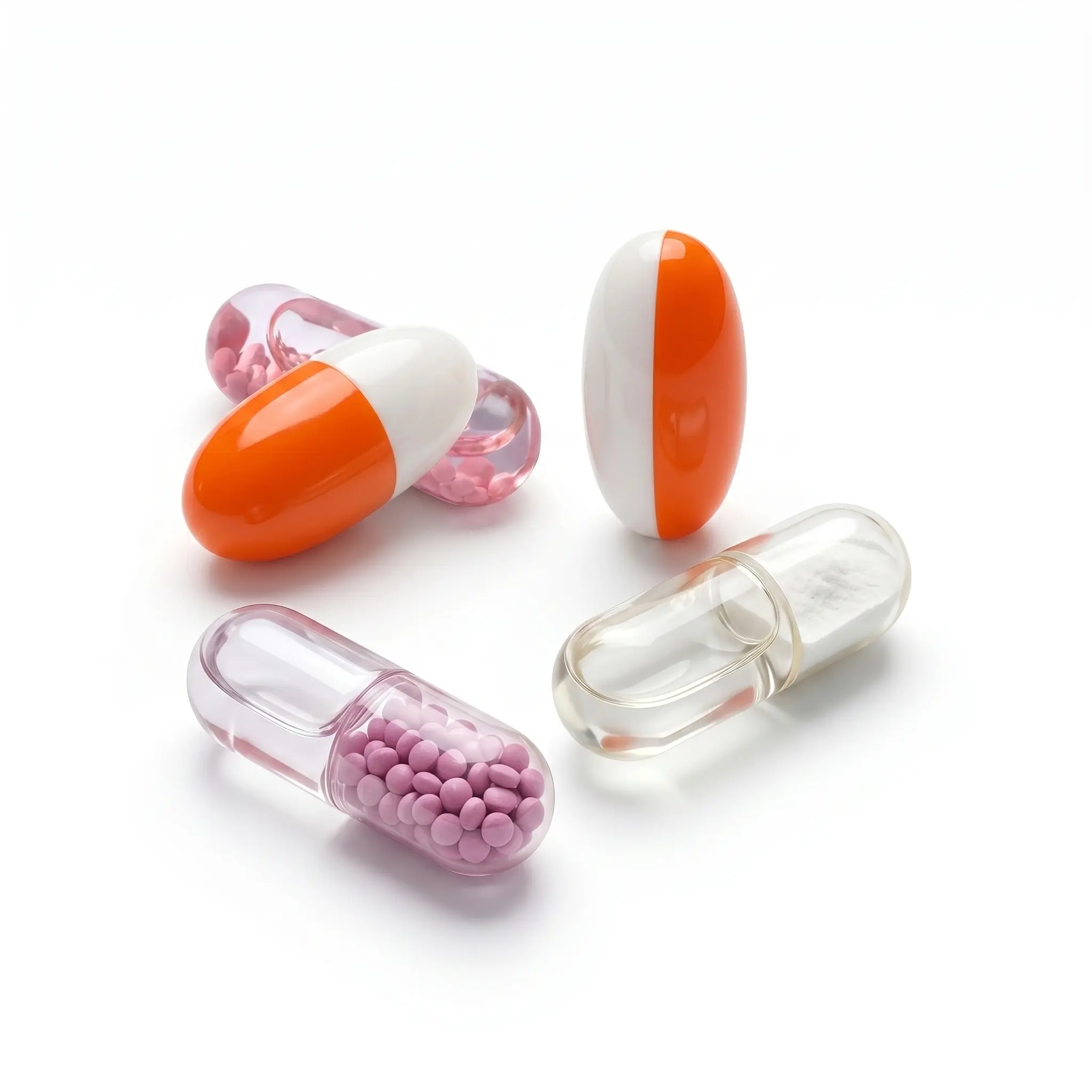 Dual-Phase and dual-color Softgels