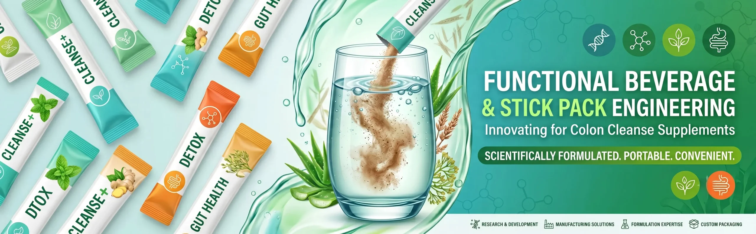 Functional Beverage & Stick Pack Engineering