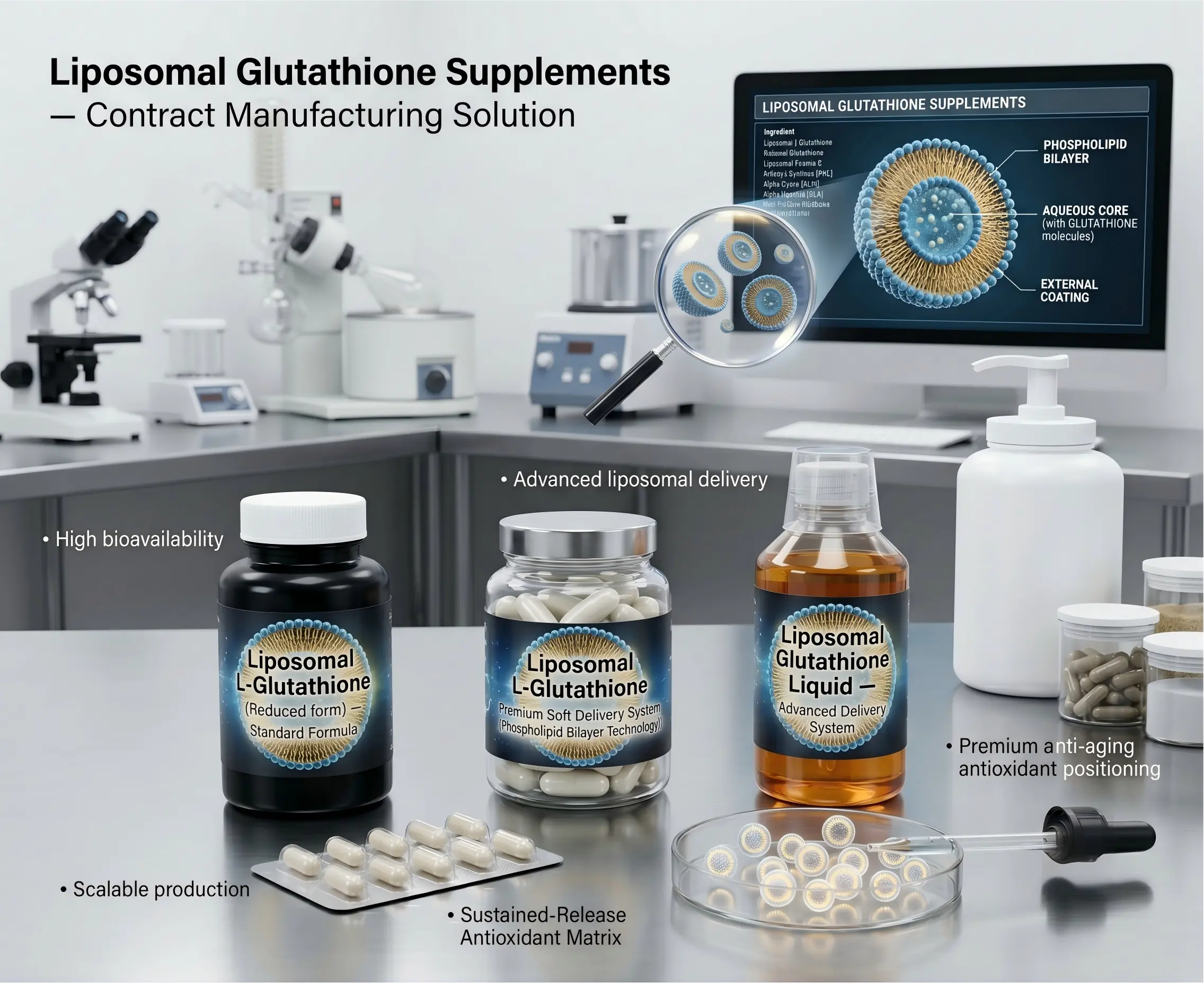Liposomal Glutathione Supplements premium level