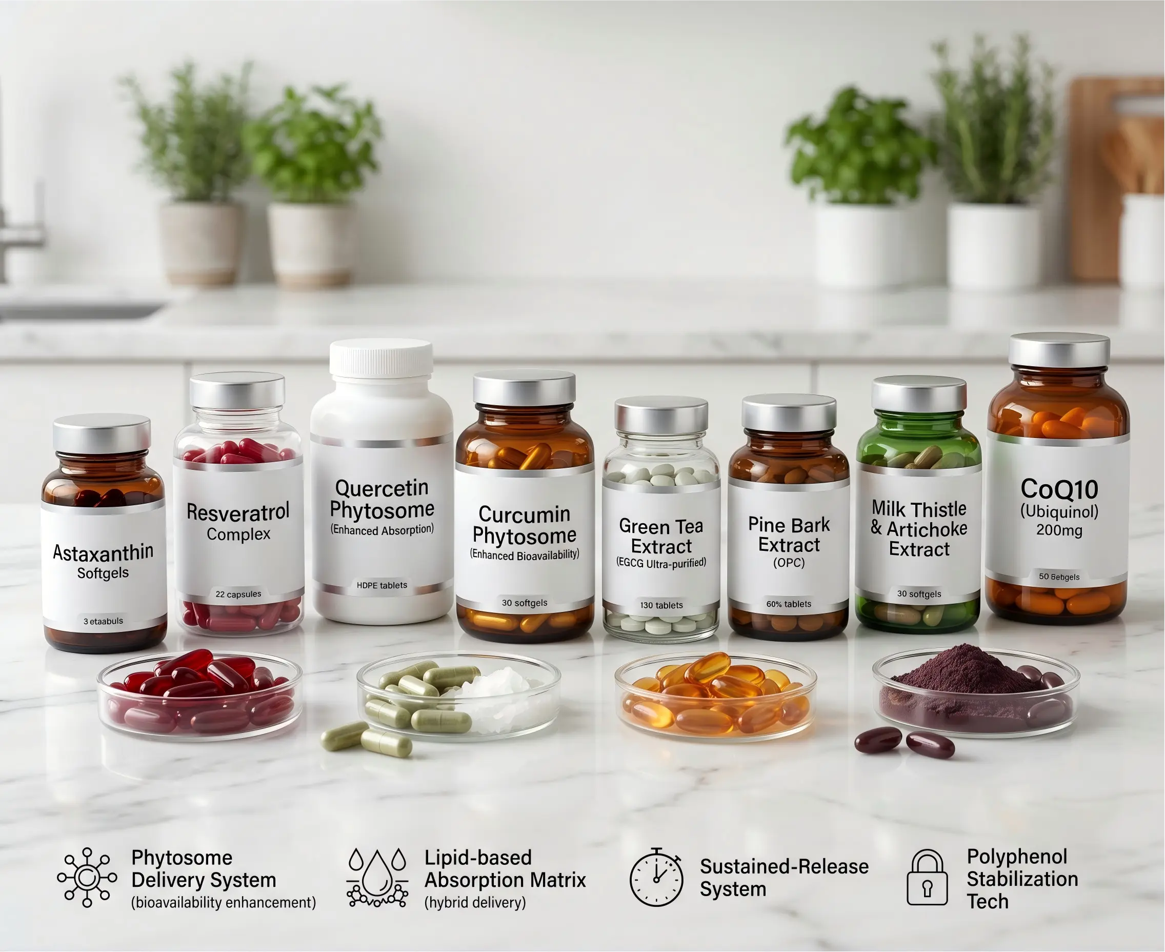 Natural Antioxidant Supplements Premium Formula