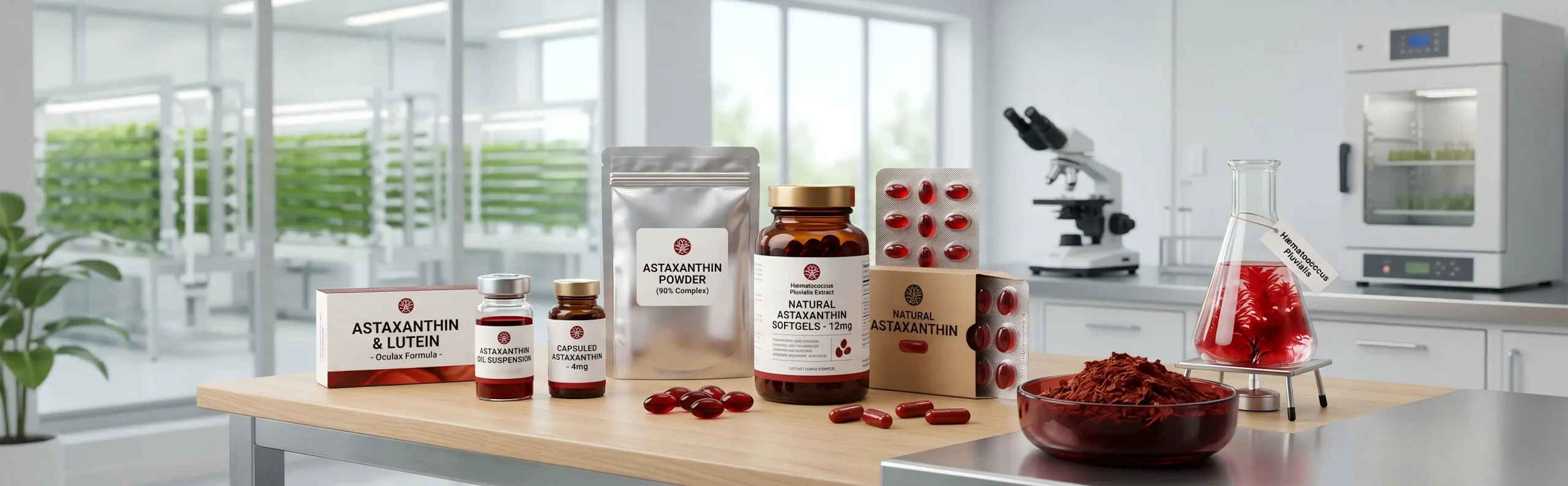 Natural Astaxanthin Supplement Manufacturing