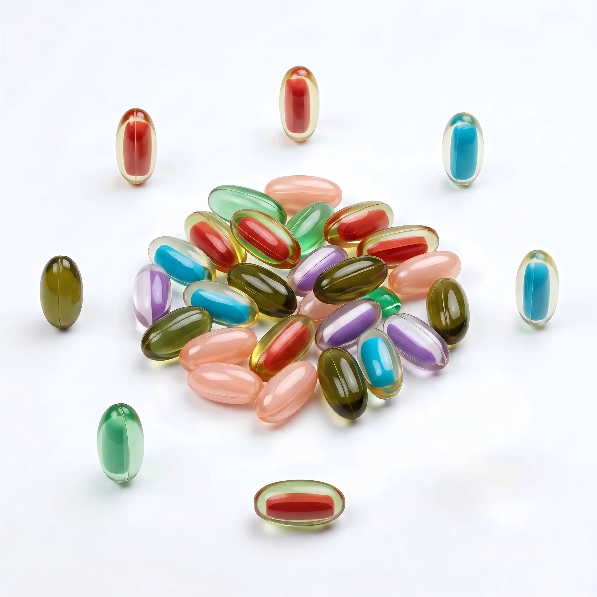 capsule in capsule softgels supplements