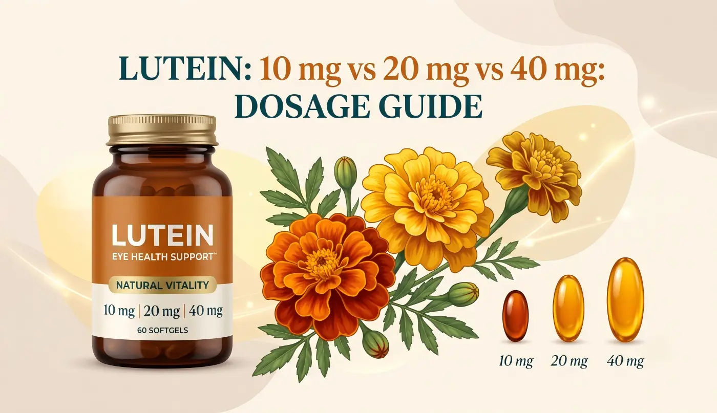10 mg vs 20 mg vs 40 mg Lutein