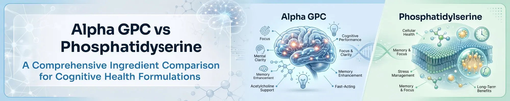 Alpha GPC vs Phosphatidylserine