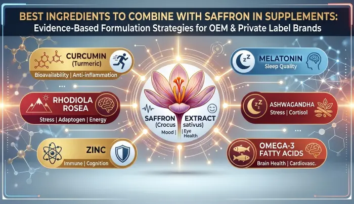 Best Ingredients to Combine with Saffron in Supplements