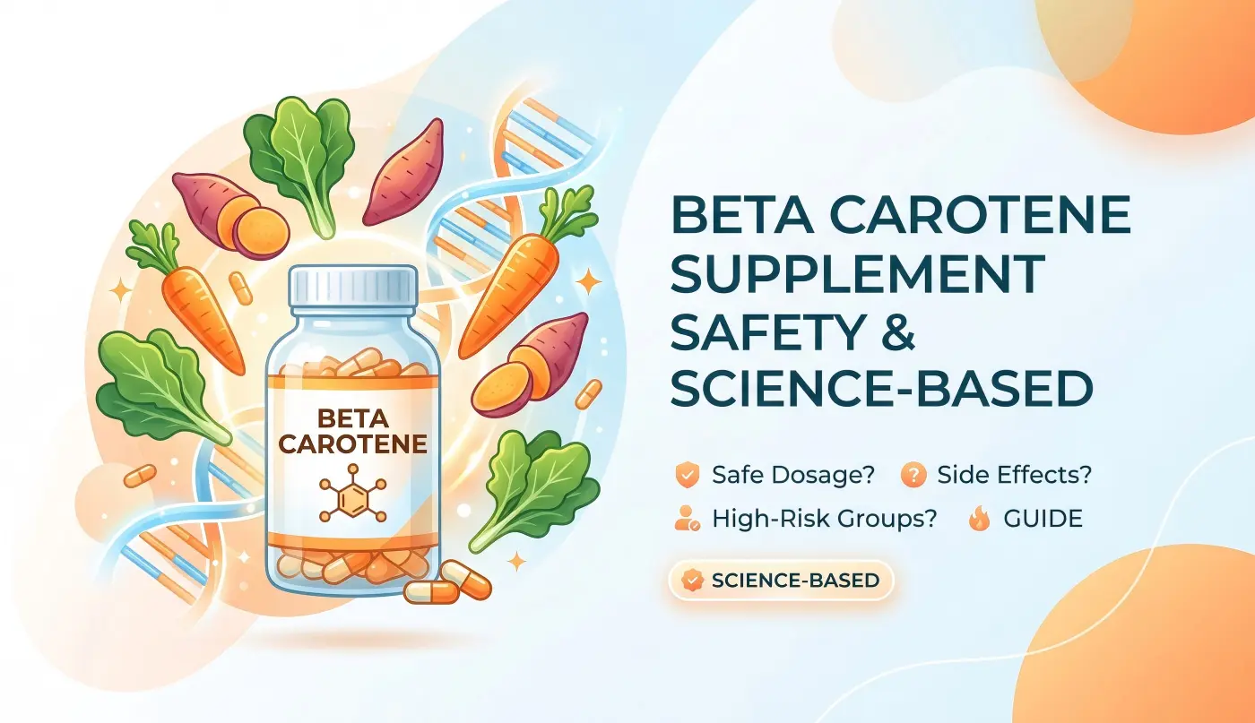Beta Carotene Supplement Safety, Side Effects, Dosage Limits, and High-Risk Groups