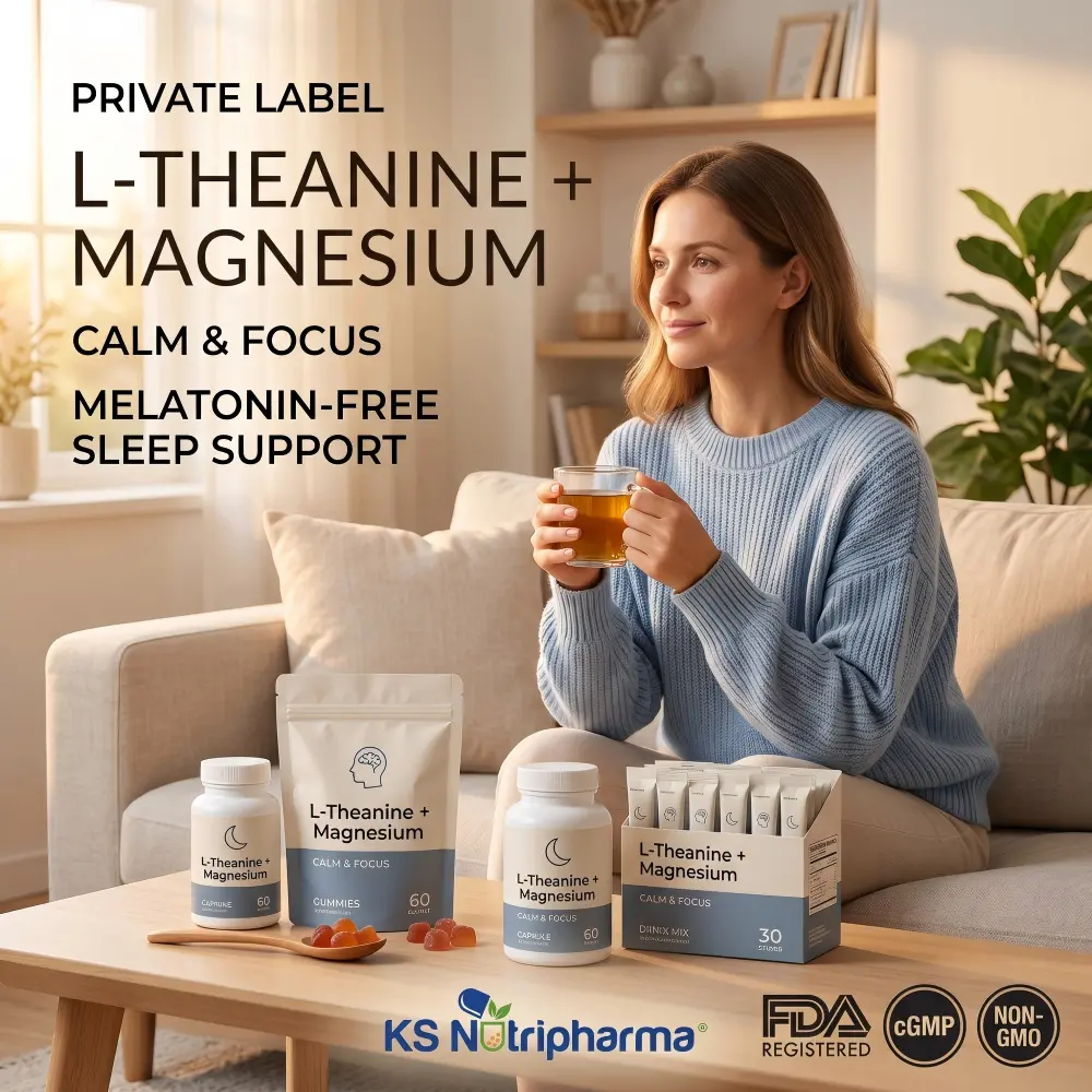 L-Theanine + Magnesium Formula manufacturing