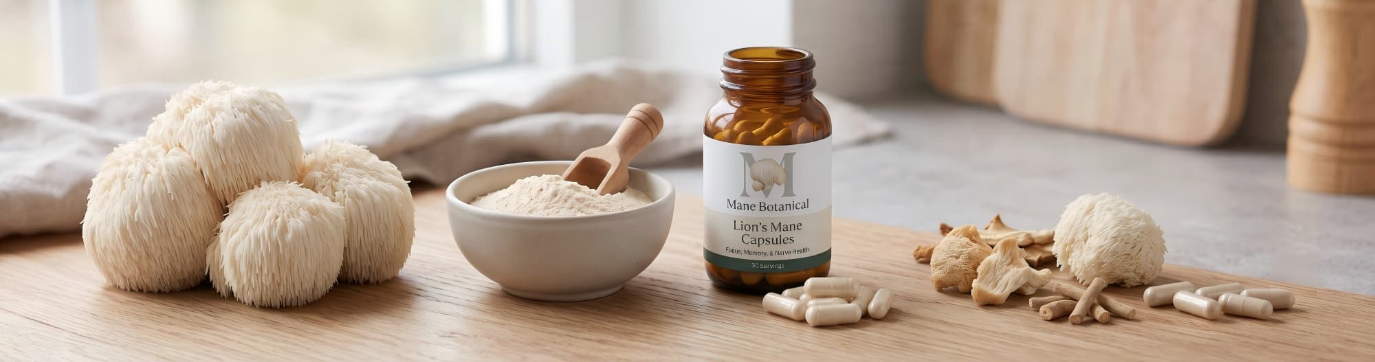 Lion's Mane Mushroom Supplements