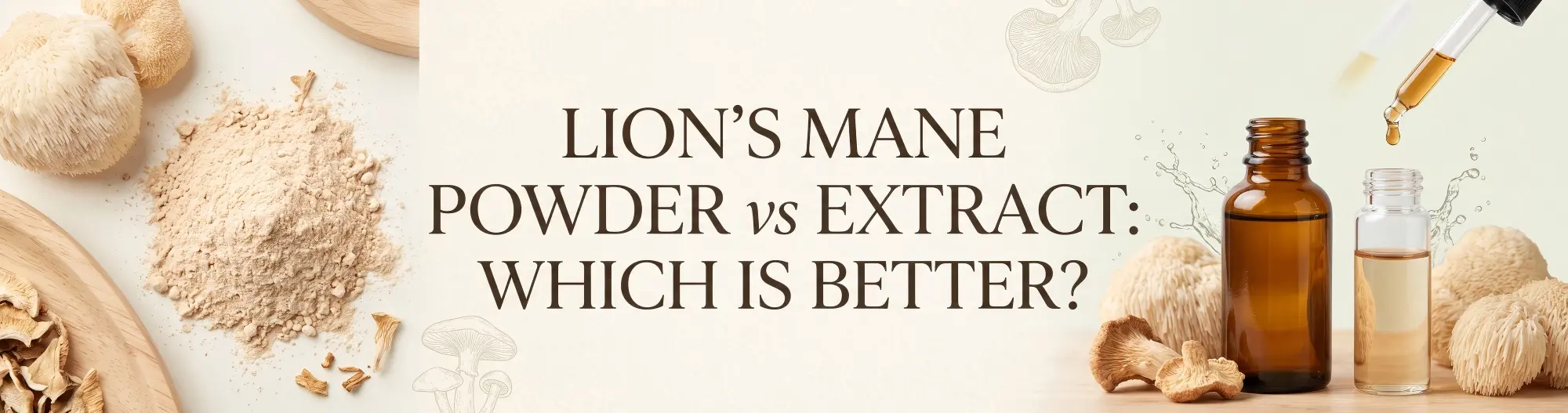 Lion's Mane Powder vs Extract