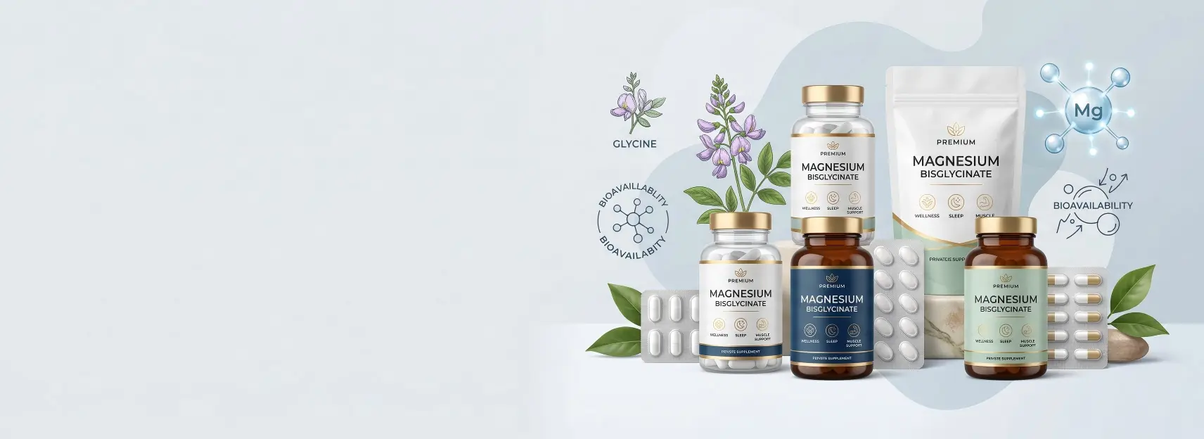 Magnesium Bisglycinate Supplements Manufacturing for Private Label & OEM