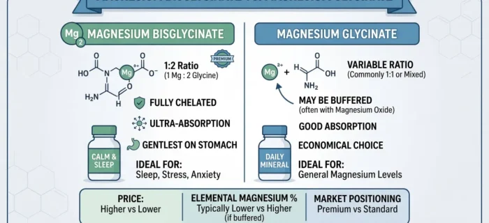 Magnesium Bisglycinate vs Magnesium Glycinate