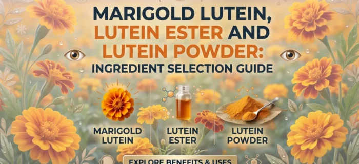 Marigold Lutein, Lutein Ester and Lutein Powder