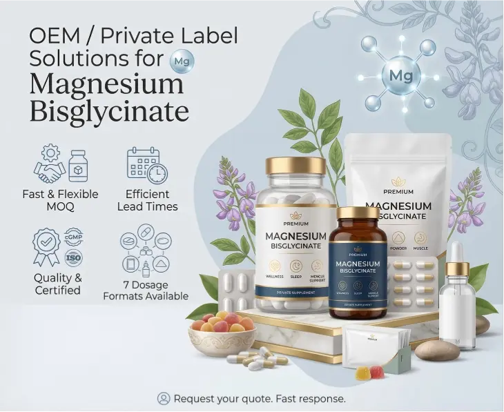 OEM Private Label Solutions for magnesium bisglycinate
