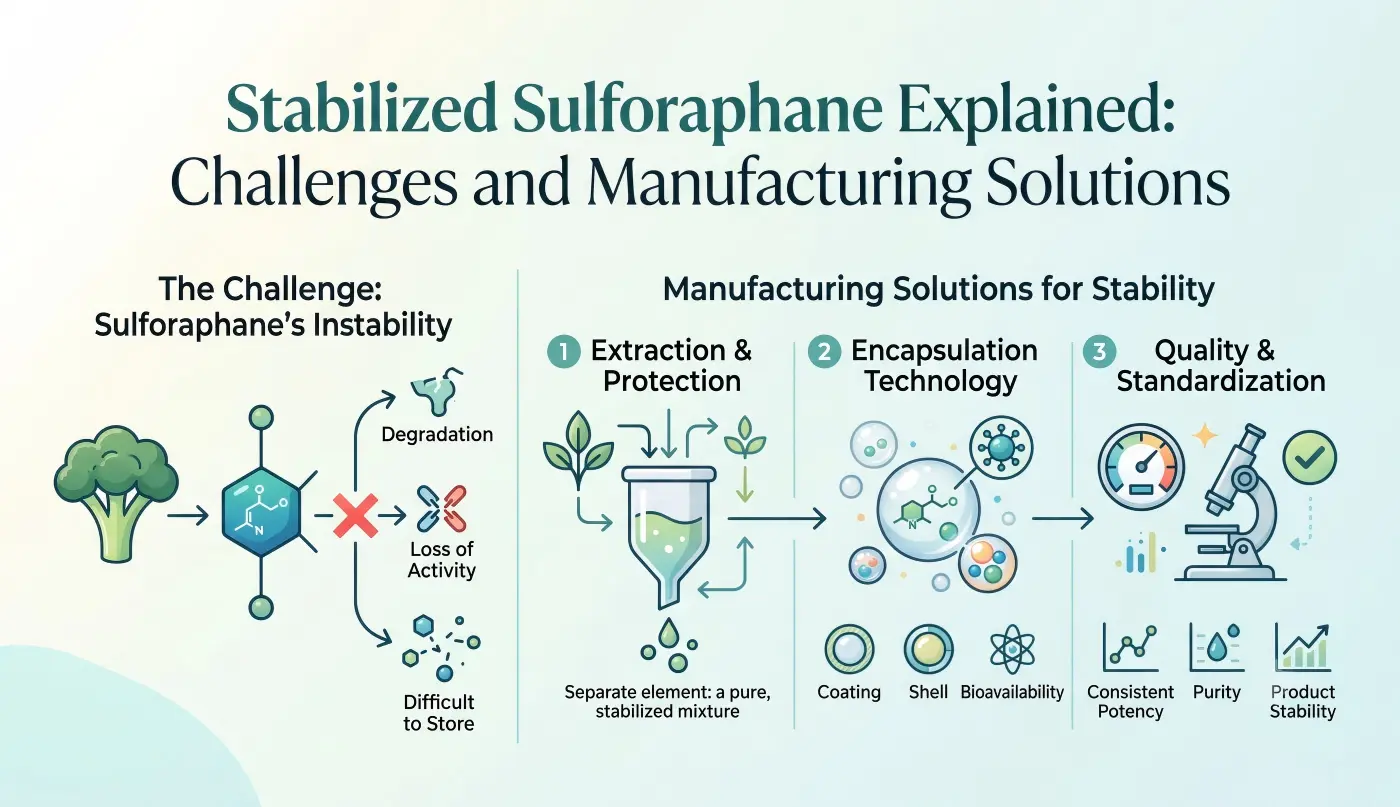 Stabilized Sulforaphane Explained
