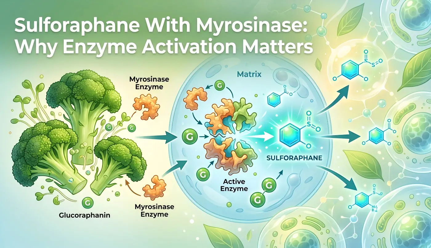 Sulforaphane With Myrosinase Why Enzyme Activation Matters