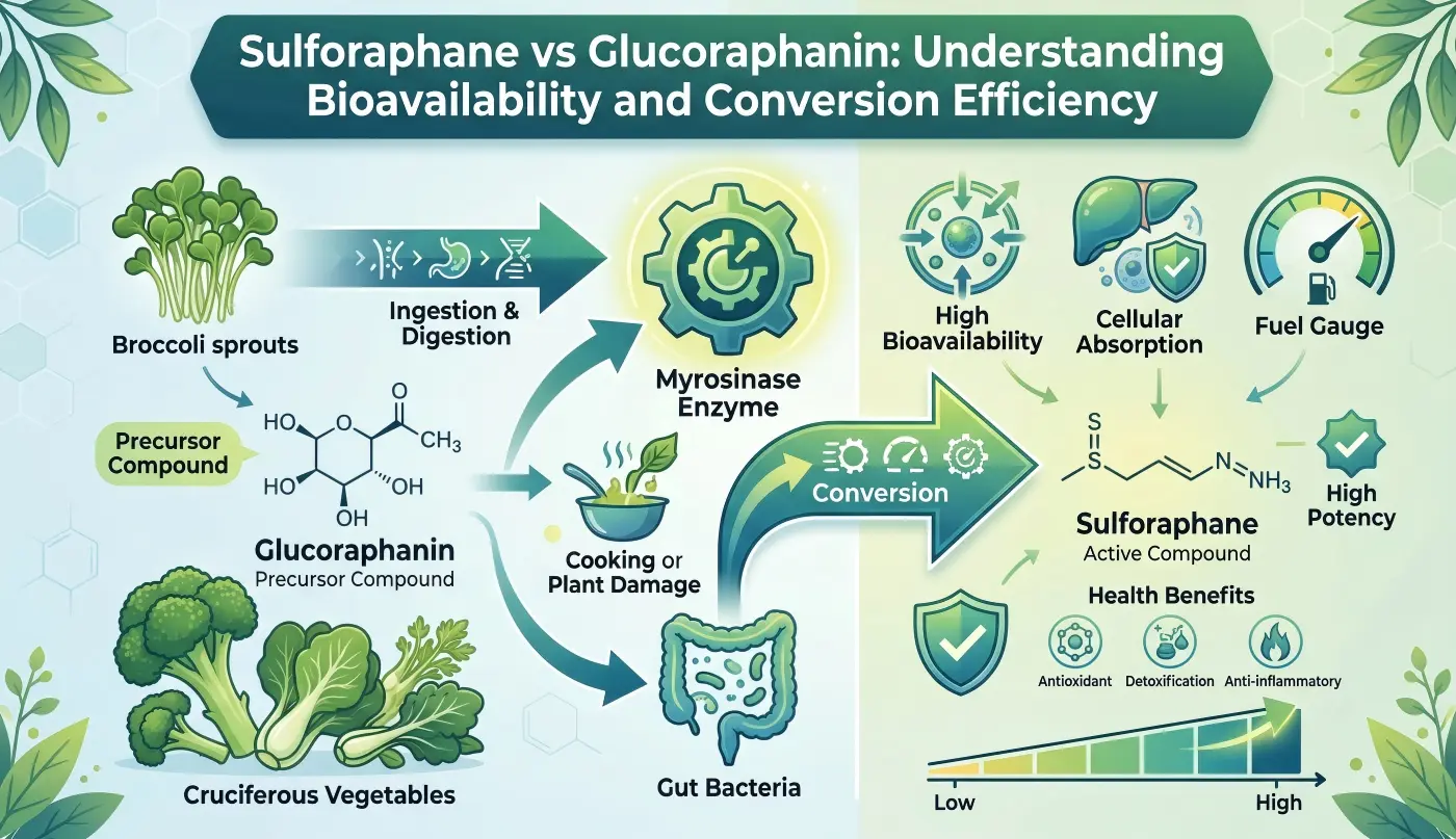 Sulforaphane vs Glucoraphanin