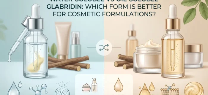 Water-Soluble vs Oil-Soluble Glabridin Which Form Is Better for Cosmetic Formulations