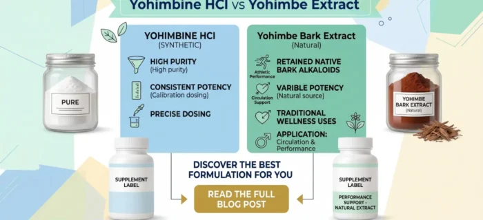 Yohimbine HCl vs Yohimbe Extract