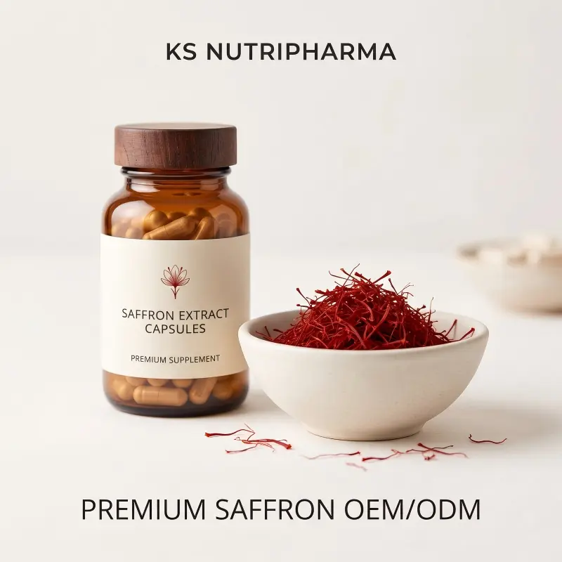 saffron supplement contract manufacturing for brands landing