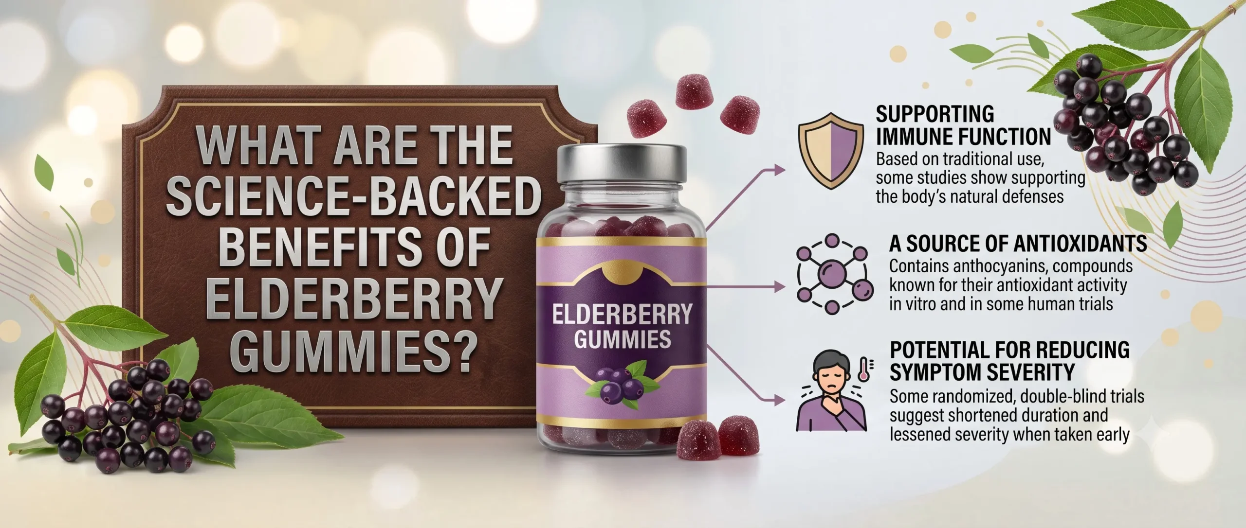 what are the benefits of elderberry gummies