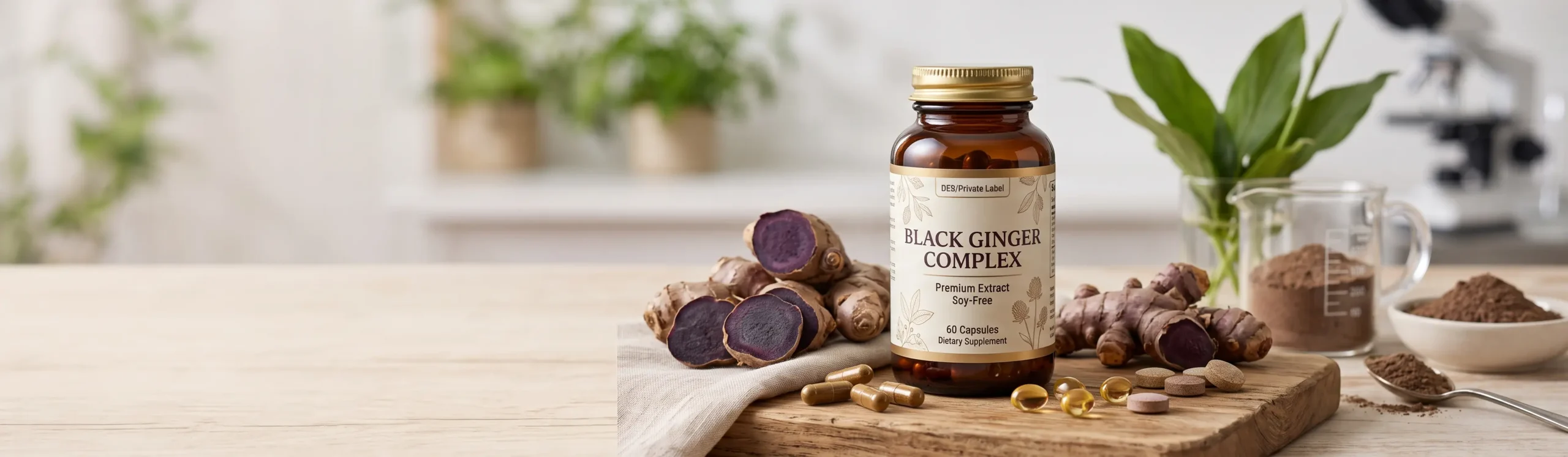Black Ginger Supplement Manufacturer