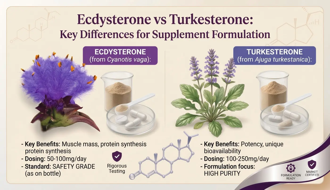 Ecdysterone vs Turkesterone