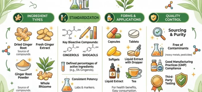 Ginger Supplements Formulation Guide