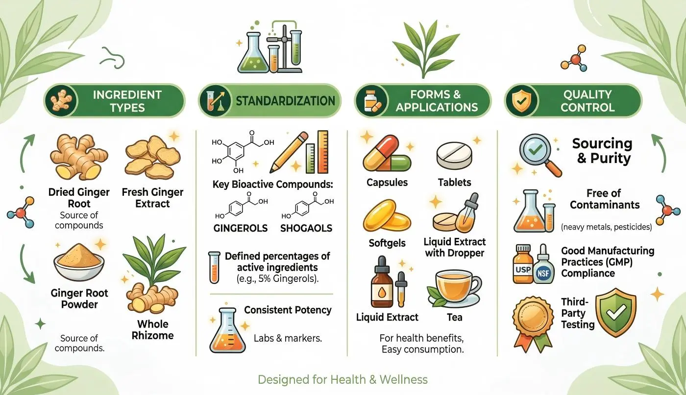 Ginger Supplements Formulation Guide