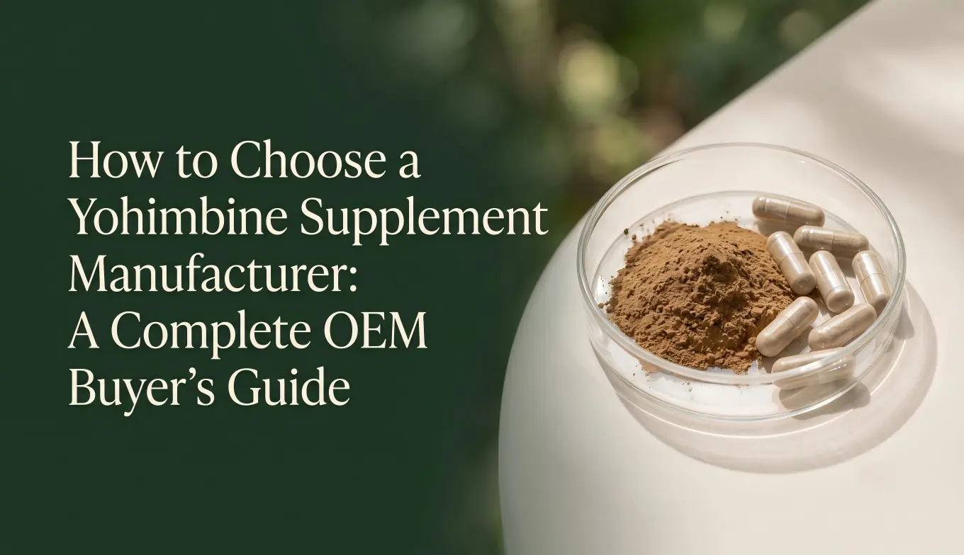 How to Choose a Yohimbine Supplement Manufacturer