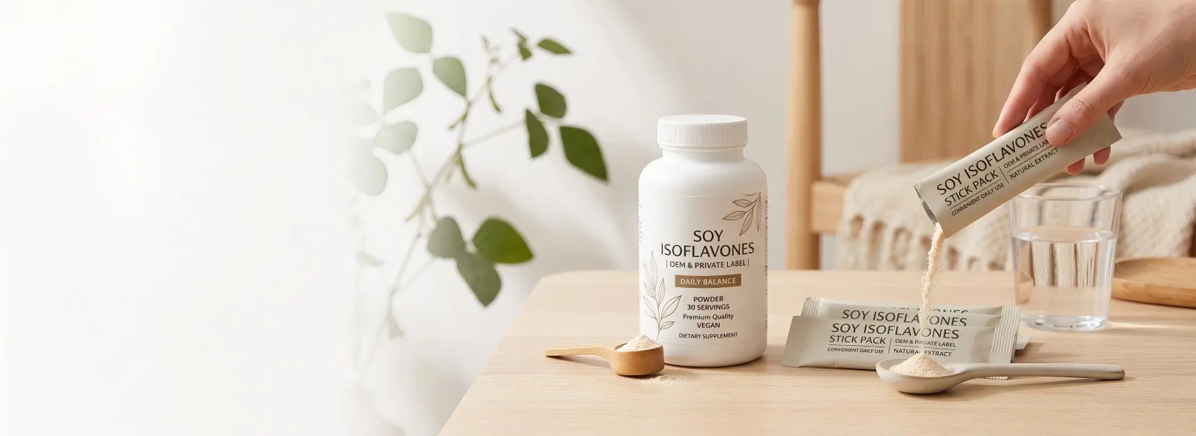 Soy Isoflavone Powder and Stick Pack Manufacturer